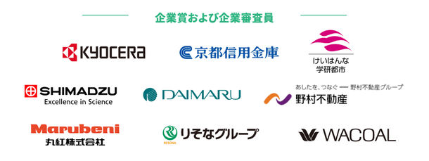 企業賞および企業審査員一覧